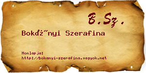 Bokányi Szerafina névjegykártya